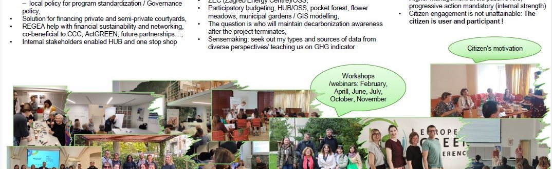 Sensemaking webinar, treća runda, izrazito korisni događaj za projekt ActGREEN.
